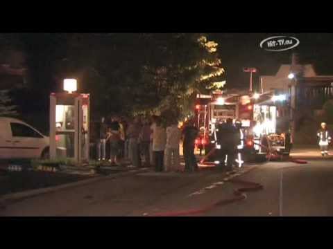 Brand eines Gebäudes in Hundshübel (Sachsen) 20.07.2007