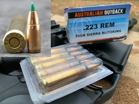 .223 Remington, 55gr Sierra BlitzKing, Australian Outback