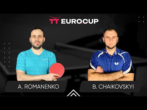 17:10 Andrii Romanenko - Bohdan Chaikovskyi 16.07.2024 TT Euro.Cup Ukraine Professional. TABLE 3