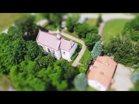 St. Mark’s Church by Jeziorsko Lake, Poland: A Miniature City Drone Adventure