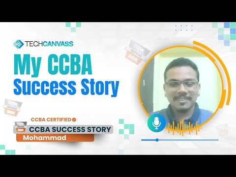 Mohammad's CCBA Success Story