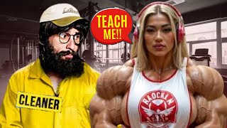 Cleaner Destroys BODYBUILDER – Crowd Goes Silent 😶 | Anatoly GYM PRANK