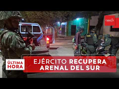 Fuerza Pública recupera control territorial en Arenal del Sur tras ataque del ELN | Última Hora