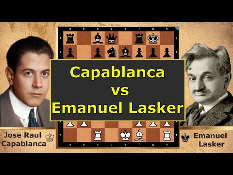 CAPABLANCA VS LASKER – HAVANA WORLD CHAMPIONSHIP BATTLE! ♟🔥 #chesshistory  #worldchampionship