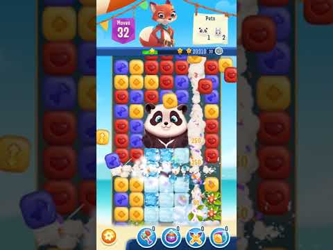 Pet Rescue Puzzle Saga Level 223 2 stars