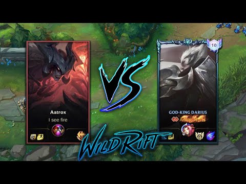 THIS AATROX TRYING TO COUNTER MY DARIUS!! | INTENSE MATCHUP | WILDRIFT