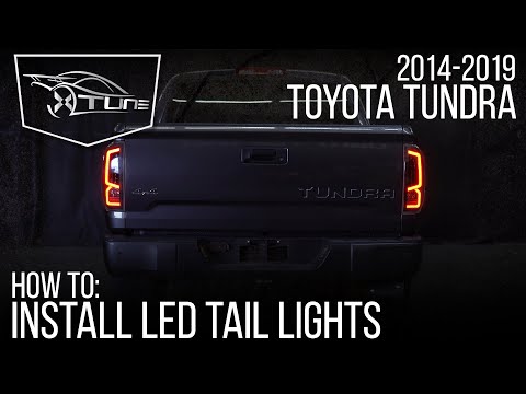 X-tune Installation: 2014-2019 Toyota Tundra Tail light