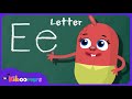 Letter E Song THE KIBOOMERS Preschool Phonics Sounds Uppercase Lowercase Letters