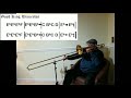 Good King Wenceslas on Trombone