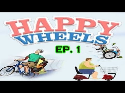 Happy Wheels EP.1- Throwing Swords is fun?