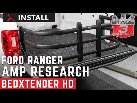 2019-2023 Ranger Standard Bed AMP Research BEDXTENDER HD Install