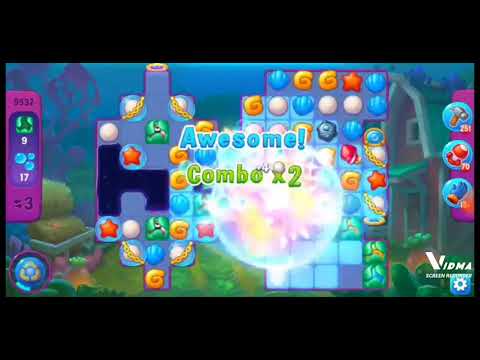 Fishdom. 9532 super hard level no boosters and diamonds. 11 moves