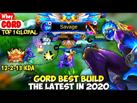 GORD BEST BUILD IN 2020 | TOP 1 GLOBAL GORD Whey - MOBILE LEGENDS