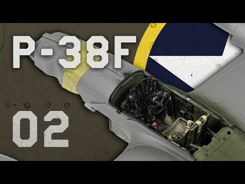 Tamiya P-38F Lightning 02 - Cockpit Detailing & Weathering