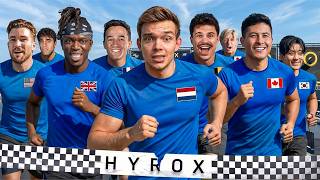 32 Creators VS World's Hardest Fitness Race | BROWNEY X HYROX