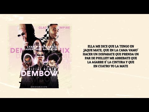 Lyan X Nio Garcia X Jon Z X Baby Rasta X Casper Magico, Dembow Remix (Video Letra)