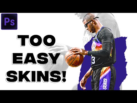 This Photoshop Skin Is Just Too Clean Mom! | Sports Design Tutorial | Cal So Scoped