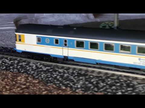 Automotor diesel TER 597-59 Renfe versión blanco/azul