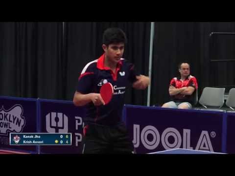 2016 US National Championships - Krish Avvari vs. Kanak Jha (Men's SF)