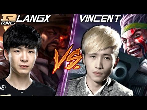 RNG LANGX_谢镇营 VS 文森特丶V1ncent •CHALLENGER ELO• [Best Moments] - Royal Never Give Up - Langx´s Lucian
