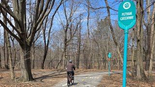 Cycling Putnam Greenway to South County Trail | Van Cortlandt Park, Bronx New York 