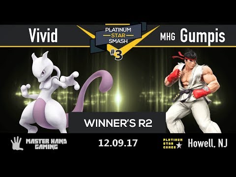 Platinum Star Smash 3 - Vivid (Mewtwo) vs MHG | Gumpis (Ryu) - Winner's R2