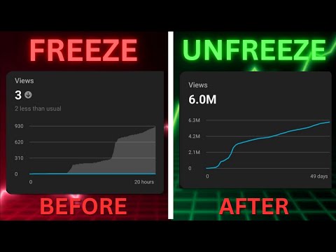 How To UNFREEZE Your Shorts Channel FAST !