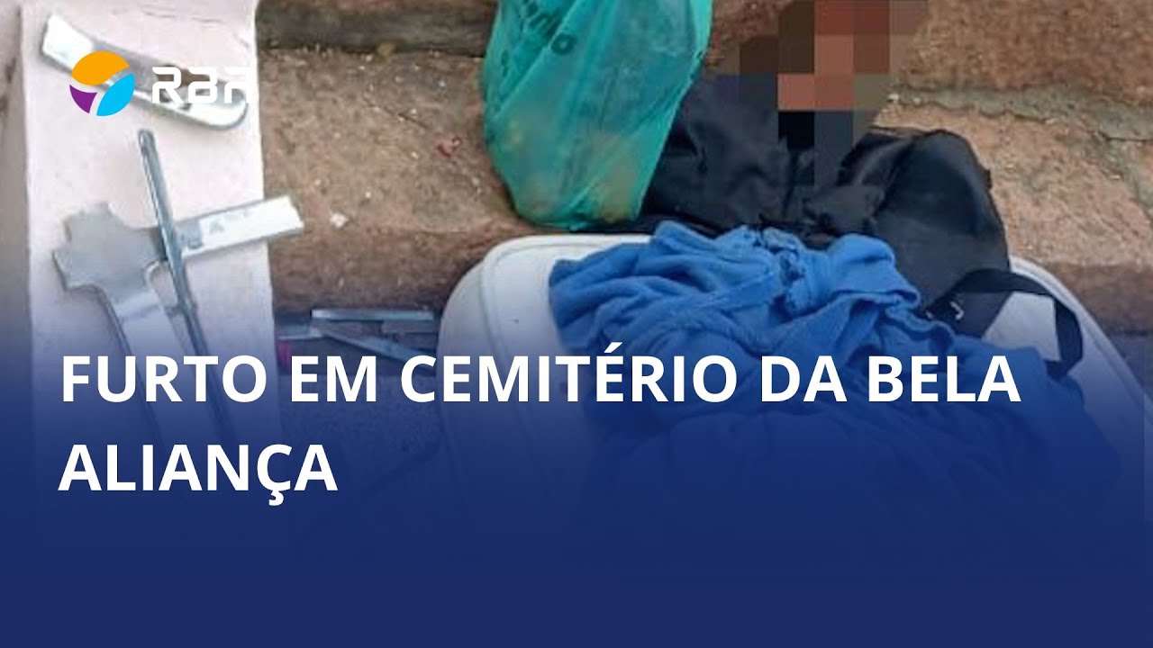 Homem é flagrado dormindo sobre objetos furtados de cemitério em Rio do Sul