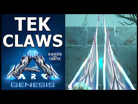 Tek CLAWS Rip Through Metal and Tek - ARK GENESIS DLC