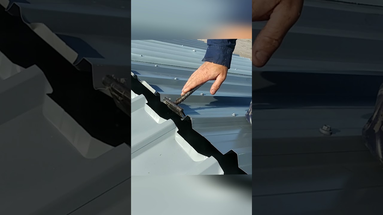 2 Ways to Weather Roof Sheeting #shorts #sheds