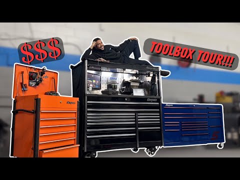 A Top Rated Diesel Mechanic's Toolbox Tour!!!