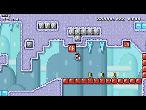 Ice Cave by Stampynose - Super Mario Maker 2 - No Commentary 1bv