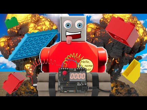 I Spawned in Way Too Many Lego Nukes & It Fried My Computer! - Brick Rigs Gameplay