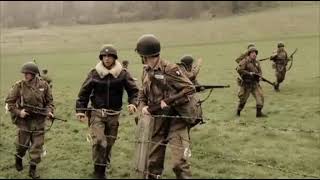 band of brothers, funny moments captain sobel lost during exercise. video