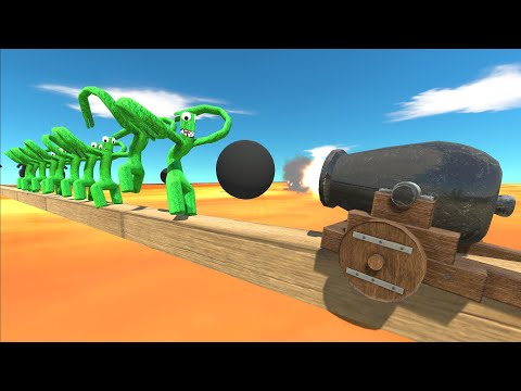 Challenge Going Through Cannon - Animal Revolt Battle Simulator