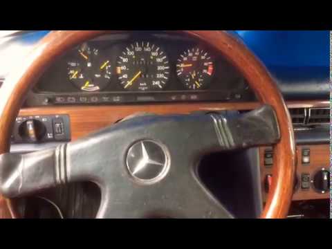 Работа Мерседес w126 м103 на холодную!