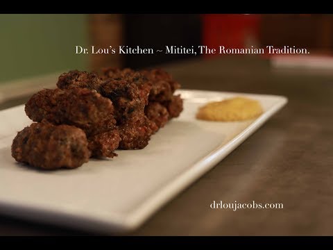 Dr. Lou Makes Mititei - Mici - Romanian Sausages - Food of Romania!