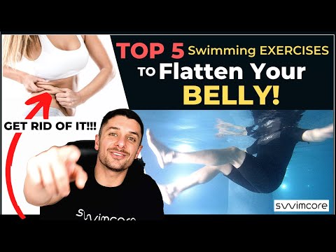 TOP 5 Swimming EXERCISES To Flatten Your BELLY!