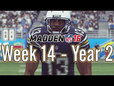 Madden 16 Chargers Connected Franchise Year 2 - Week 14 vs Jaguars - EP15