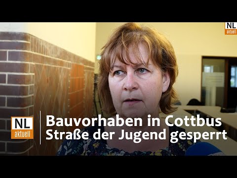 Cottbus | Bauvorhaben in der Straße der Jugend, Bauabschnitte und Straßensperrungen, Infos zur Bahn