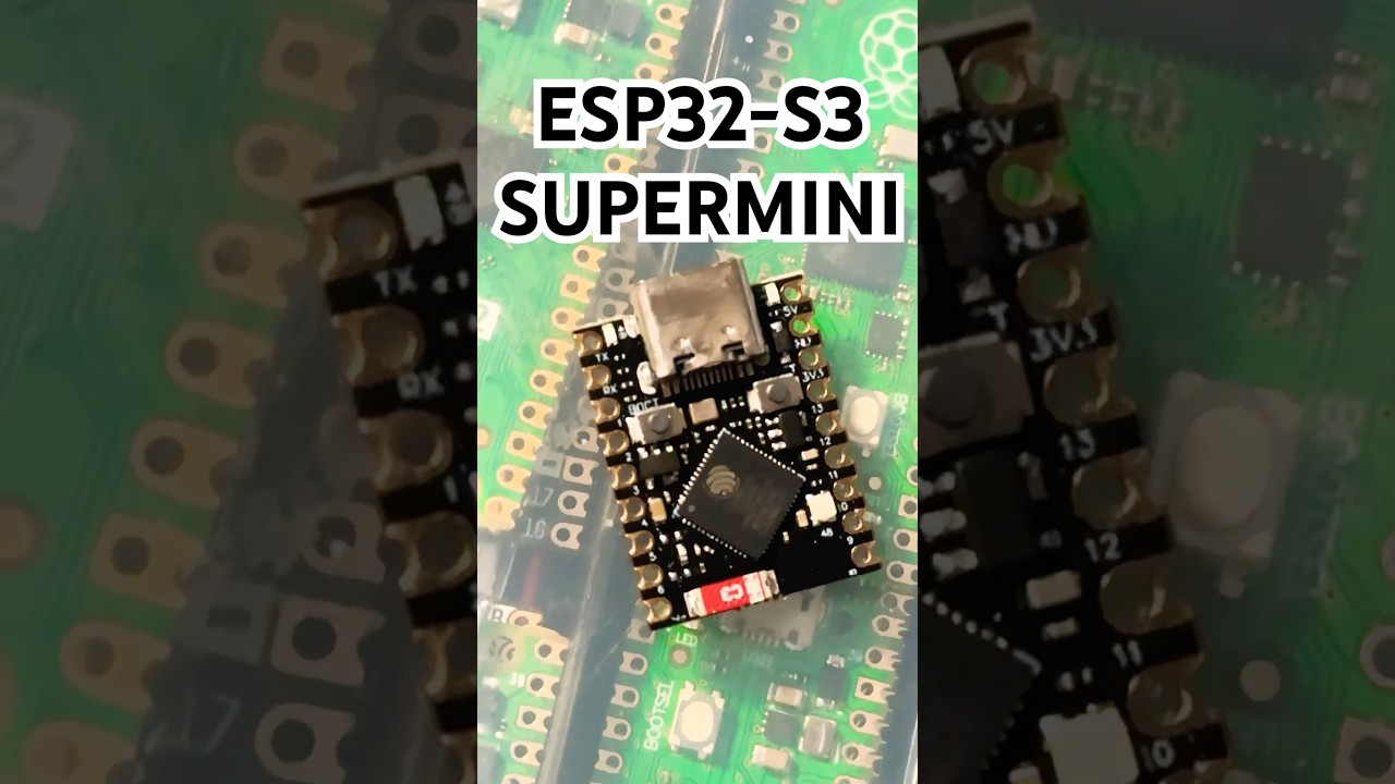 The ESP32-S3 Supermini #esp32 #microcontroller #arduino #microcontroller #tech #mcu #micropython