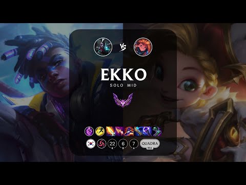 Ekko Mid vs Zoe - KR Master Patch 14.4