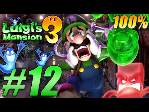 Luigi's Mansion 3 - 100% Walkthrough Part 12 - Boilerworks (B2)