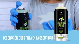 Video de MONTANA PRO Pintura luminiscente aerosol 400ml Para efectos decorativos con brillo en la oscuridad