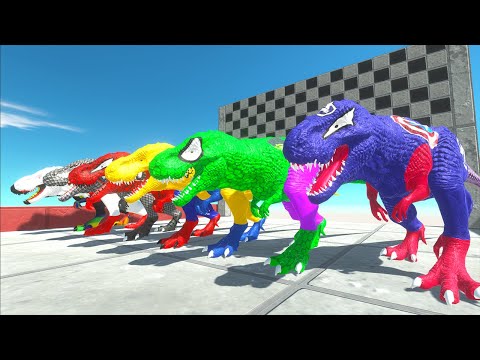 Jurassic World Evolution 2 T-rex Superhero Vs Spinosaurus Race Championship Marvel Comics
