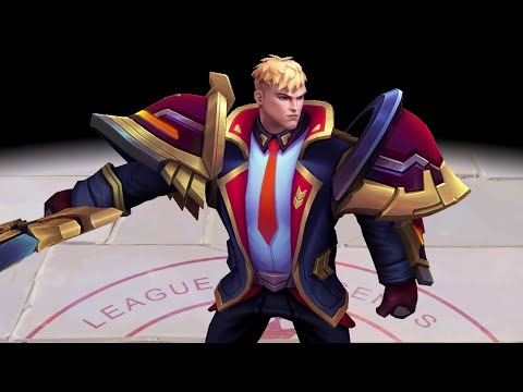 Battle Academia Garen Detailed Skin Spotlight - League of Legends