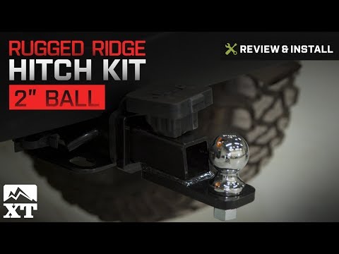Jeep Wrangler Rugged Ridge Hitch Kit, 2" Ball (2007-2016 JK) Review & Install