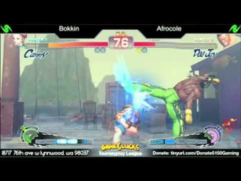 Tourneyplay SSF4 Singles Bokkin CAM vs Afrocole DJ