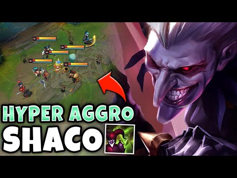 THE MOST AGGRO SHACO SUPPORT GAME EVER!! - Pink Ward Shaco