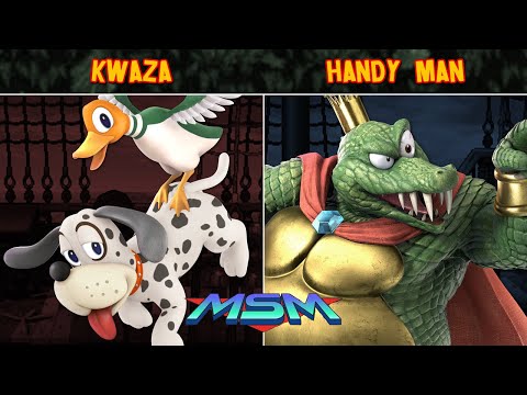 MSM Online 4 - KwAza (Duck Hunt) Vs Handy Man (King K. Rool) - Smash Ultimate